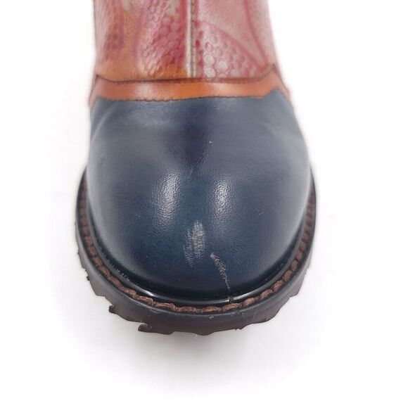 L' Artiste Herietta Spring Step Womens Size 36 Brown Red Bootie - Picture 13 of 14